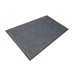 [MATRIB915] Ribbed Carpet Mat - 900 x 1500mm - Black/Grey