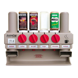 [AC600T] Coffee/Ingredient Dispenser Station - 2 Tea Bag &amp; 4 Ingredient