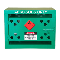 [AEROSOL12] Green Aerosol Storage Cage 2 Storage Level Up to 12 Cans