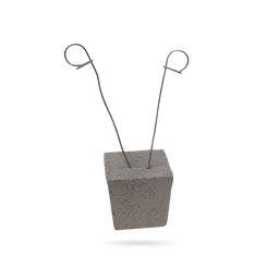 [CONSPAC90] Concrete Bar Spacer (Aspro) with tie 90mm (Bag of 15)