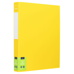 [A4RINGB225-Y] A4 Ring Binder Folder 25mm - Yellow 2 Ring