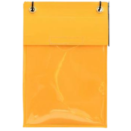 [WATERHOLDA4Y] A4 Water Resistant Document Holder - Yellow