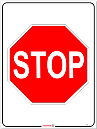 Safety Sign 600 x 450mm - Stop